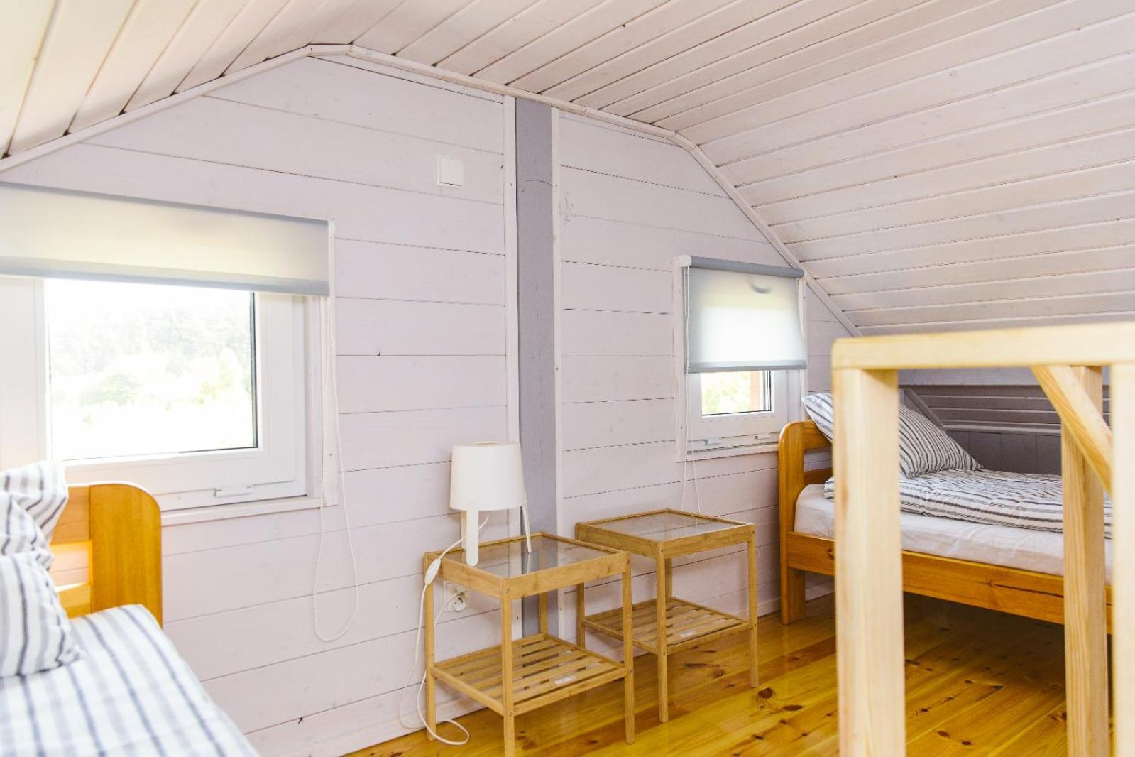 Surf Domki Habenda Z Sauna Ogrodowa Sarbsk エクステリア 写真