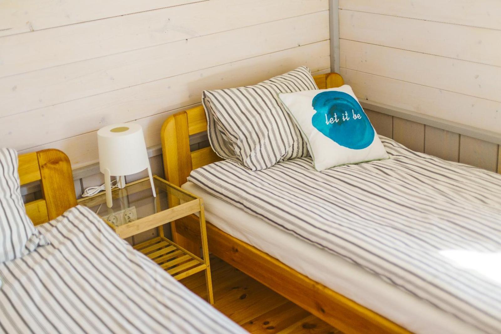 Surf Domki Habenda Z Sauna Ogrodowa Sarbsk エクステリア 写真