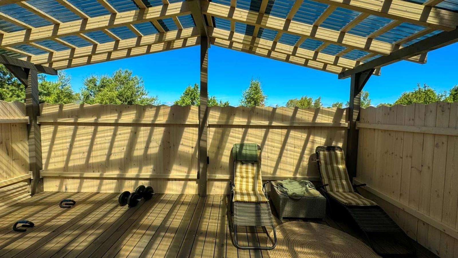 Surf Domki Habenda Z Sauna Ogrodowa Sarbsk エクステリア 写真